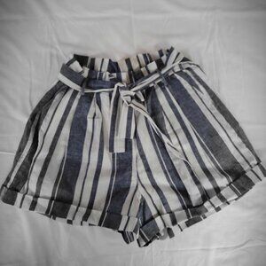Wishlist Apparel women's Striped Shorts Size L